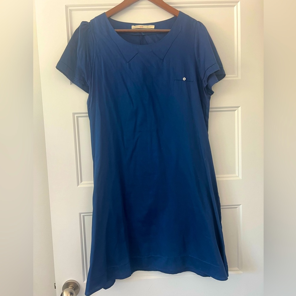French chic Cotelac’s « á cote » light cotton shift dress